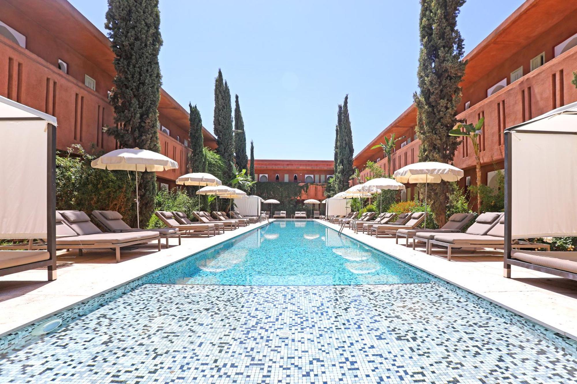 เกนซี คลับ อักดัล เมดินา ออล อินคลูซีฟ Hotel Lahebichate ภายนอก รูปภาพ The swimming pool at the hotel