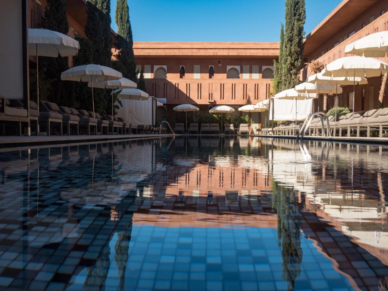 เกนซี คลับ อักดัล เมดินา ออล อินคลูซีฟ Hotel Lahebichate ภายนอก รูปภาพ The pool at the Hotel Amanjena